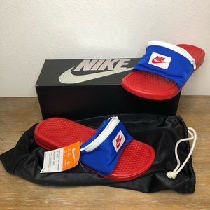 Nike Benassi Fanny Pack Slide Sandals